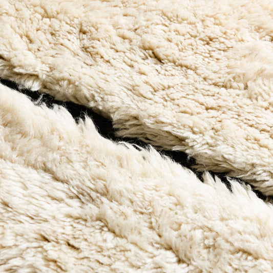 Whispered Echoes - Luxury Shag Moroccan Rug - Benisouk