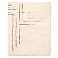 Whispered Lines - Luxury Shag Moroccan Rug