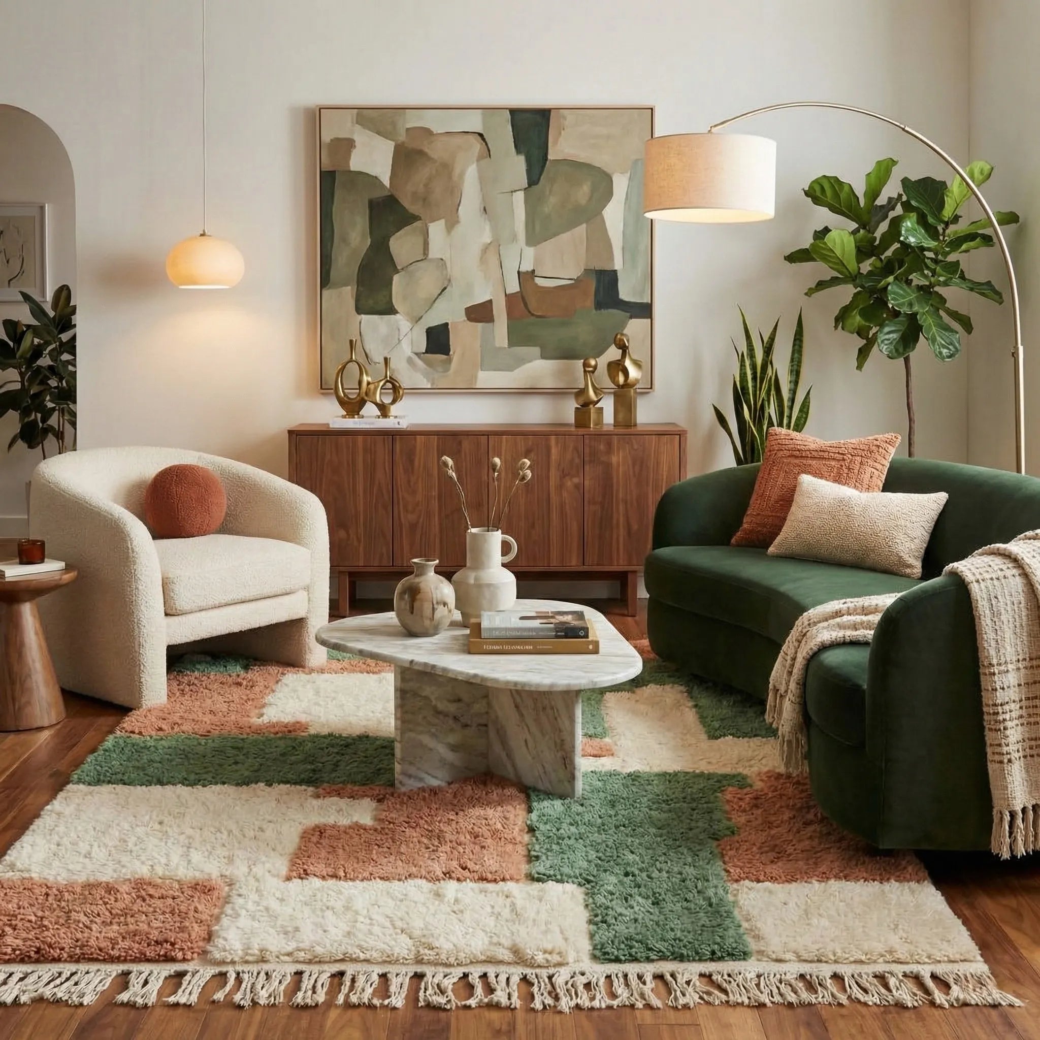 Wiam - Shag Moroccan rug - Benisouk