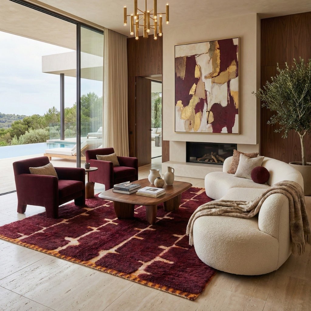 Woven Memory - Luxury Shag Moroccan Rug - Benisouk