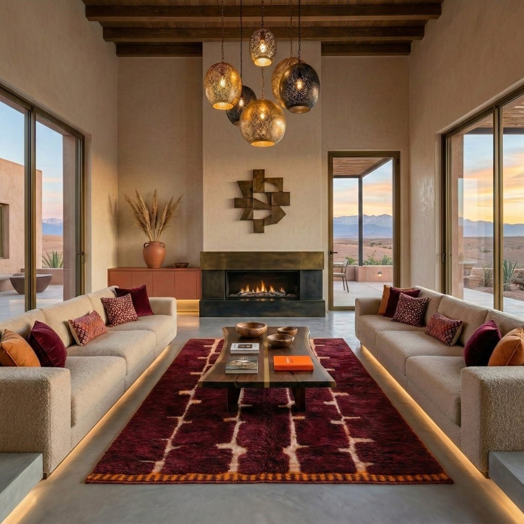 Woven Memory - Luxury Shag Moroccan Rug - Benisouk