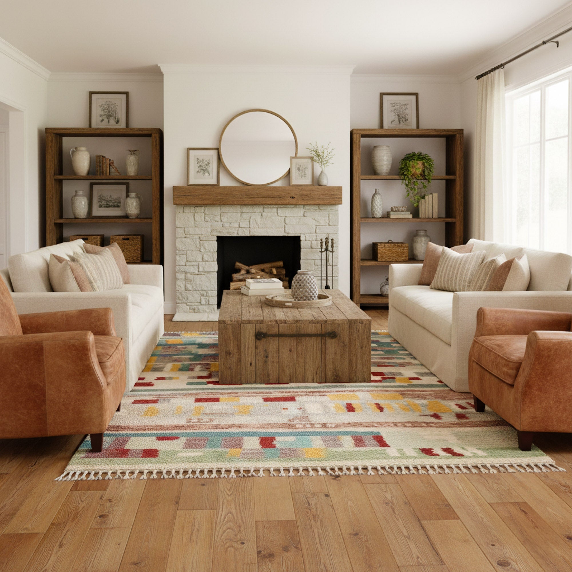 Yassmine - Shag Moroccan rug - Benisouk