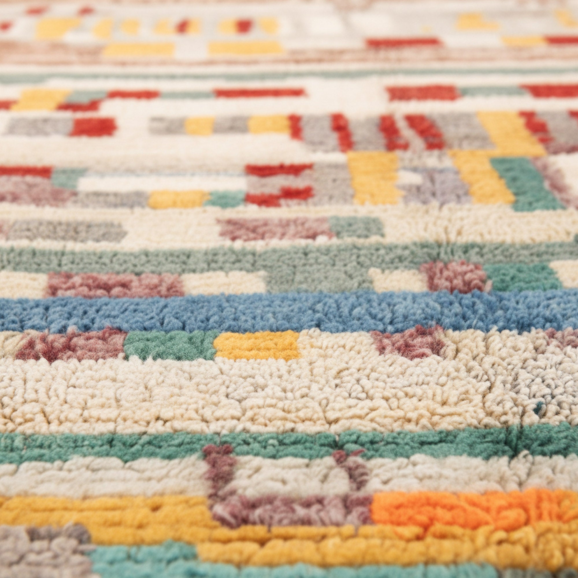 Yassmine - Shag Moroccan rug - Benisouk