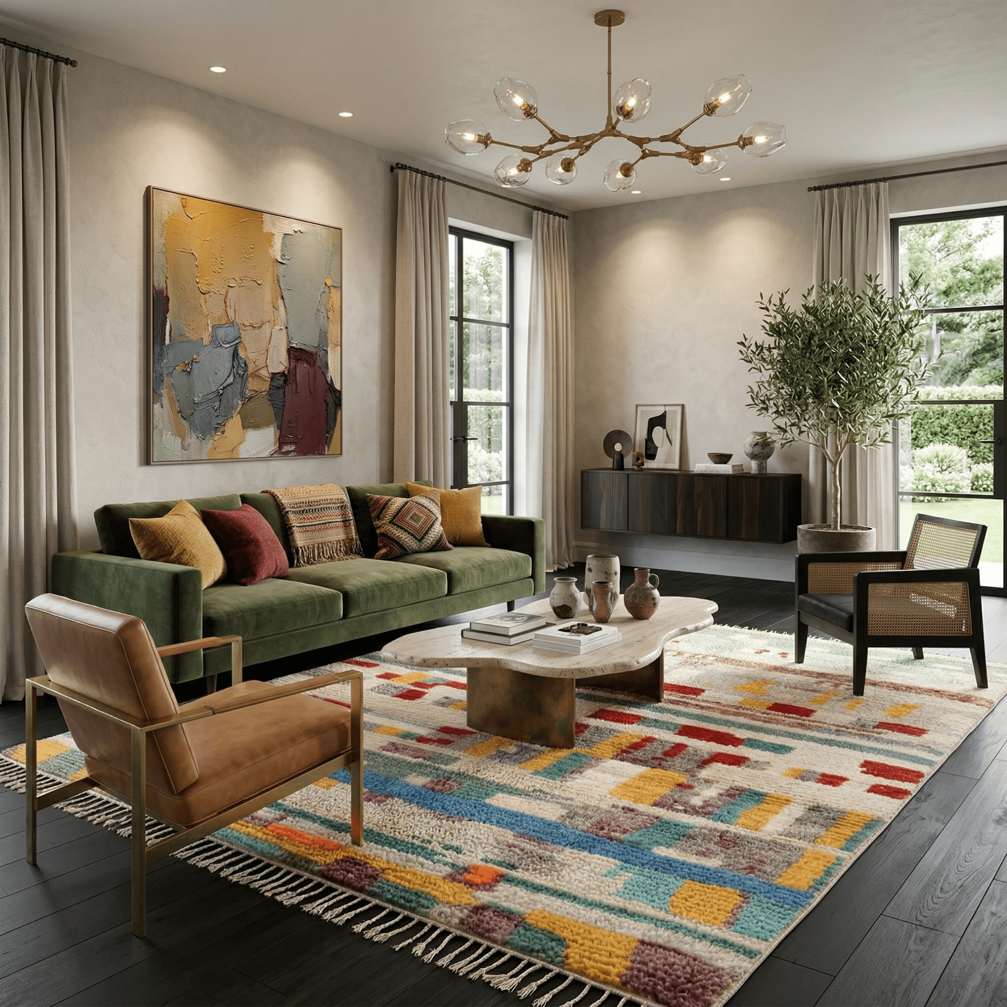 Yassmine - Shag Moroccan rug - Benisouk