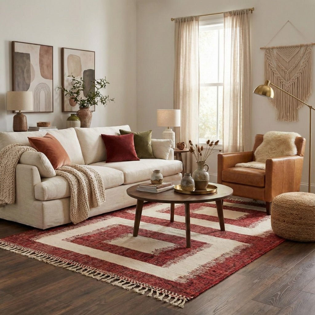 Yuba - Flatweave Moroccan rug - Benisouk