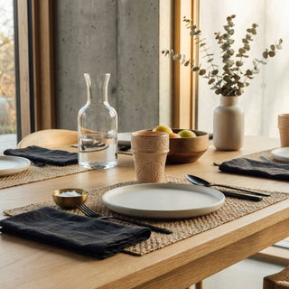 Zagora Sand Cup - Moroccan Dinnerware Adorned with 12 Carat Gold Accents - Benisouk