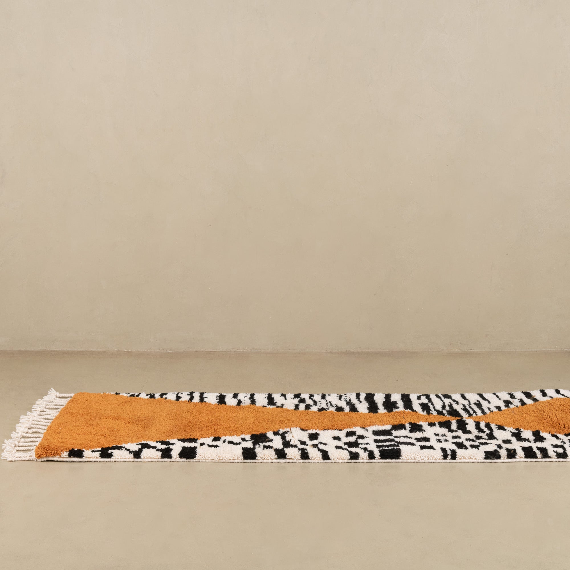 Zamani - Shag Moroccan runner rug - Benisouk