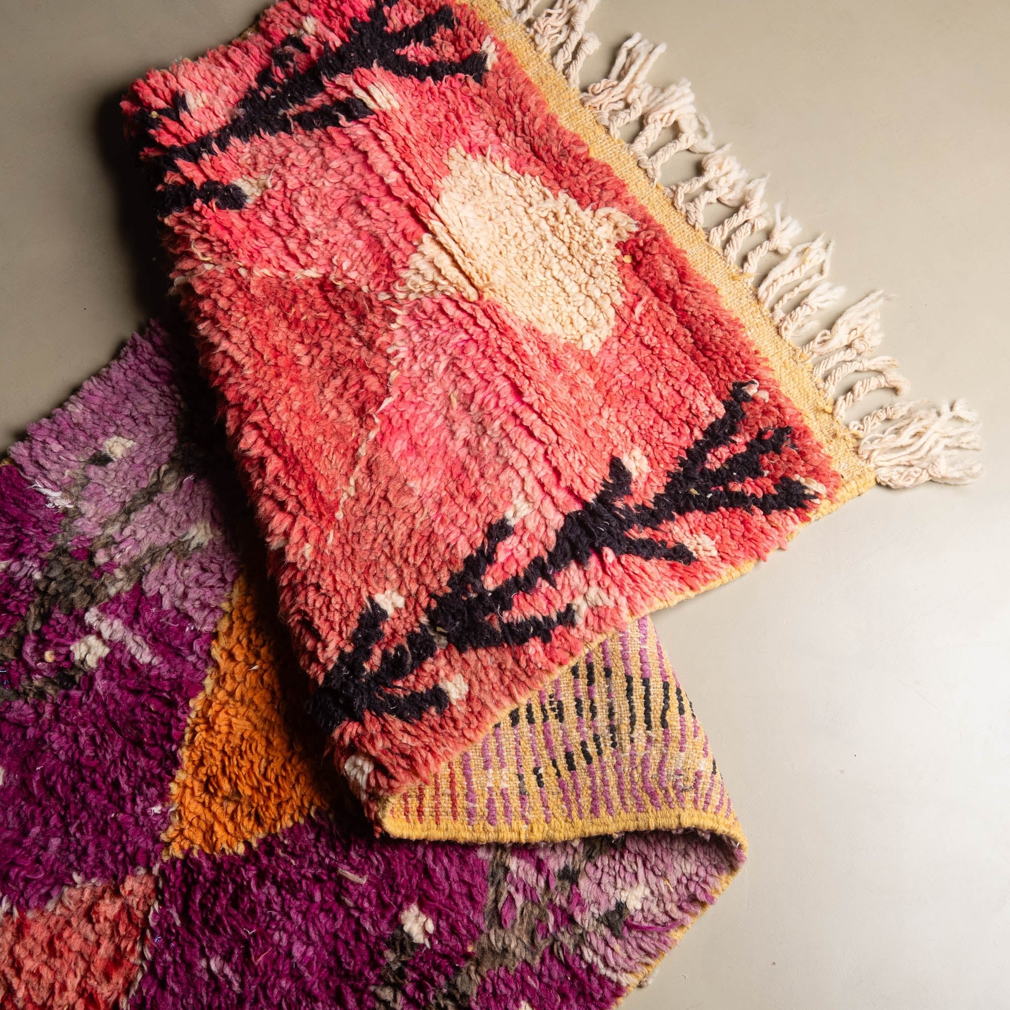 Zohour - vintage boujad rug - Benisouk