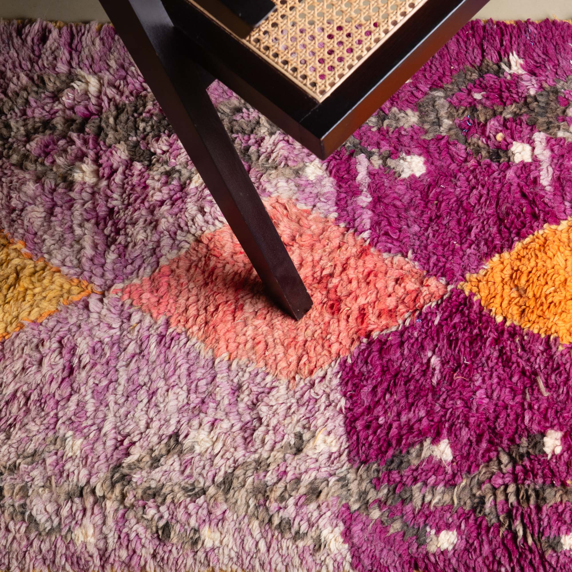 Zohour - vintage boujad rug - Benisouk