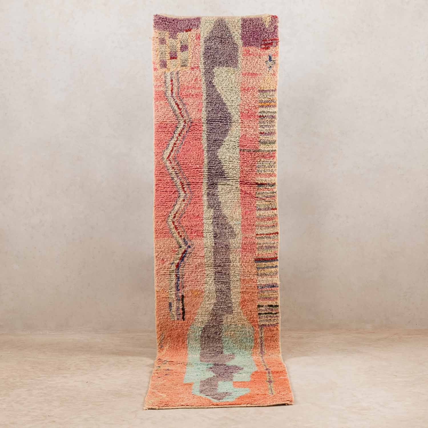 Lones - Vintage Moroccan runner rug
