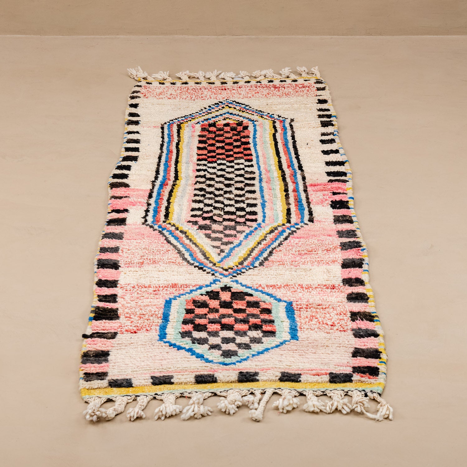 mourida - Vintage Moroccan runner rug