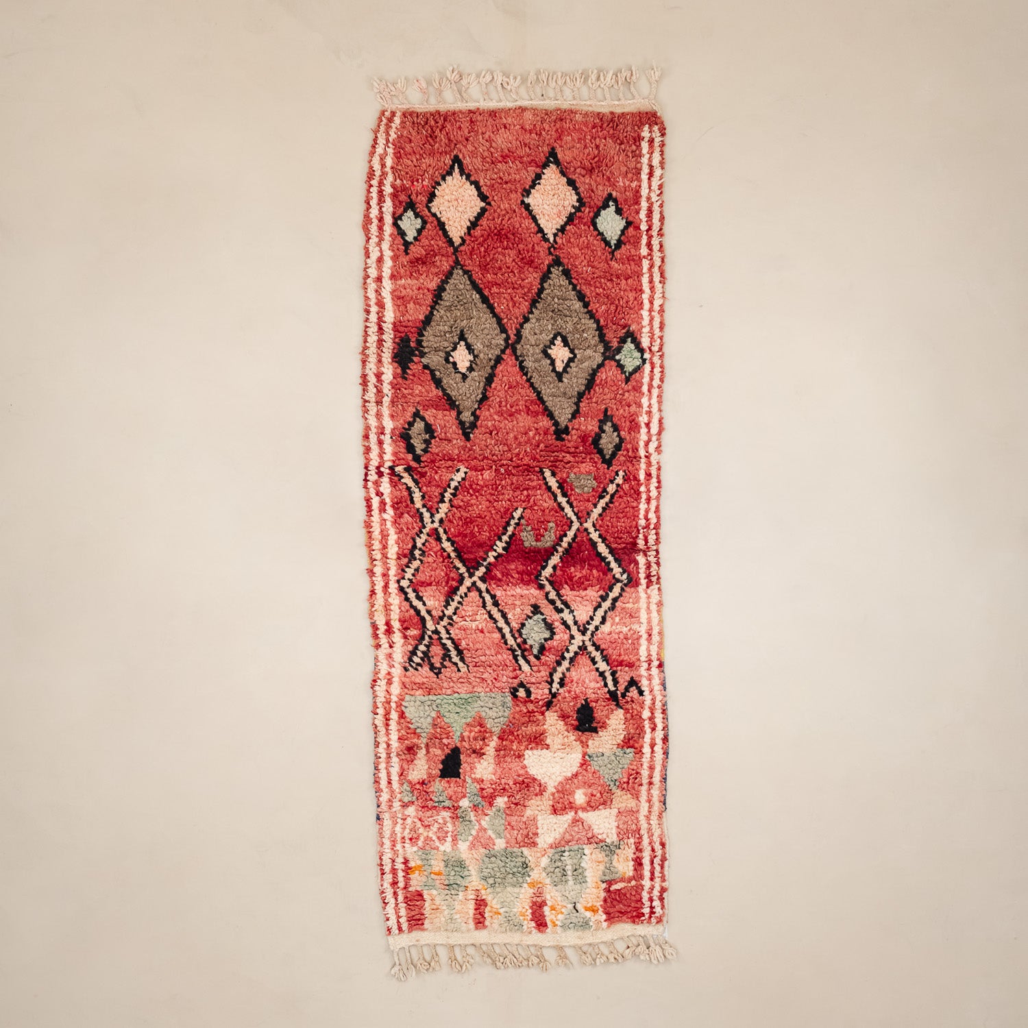 Zuhal - Vintage Moroccan runner rug