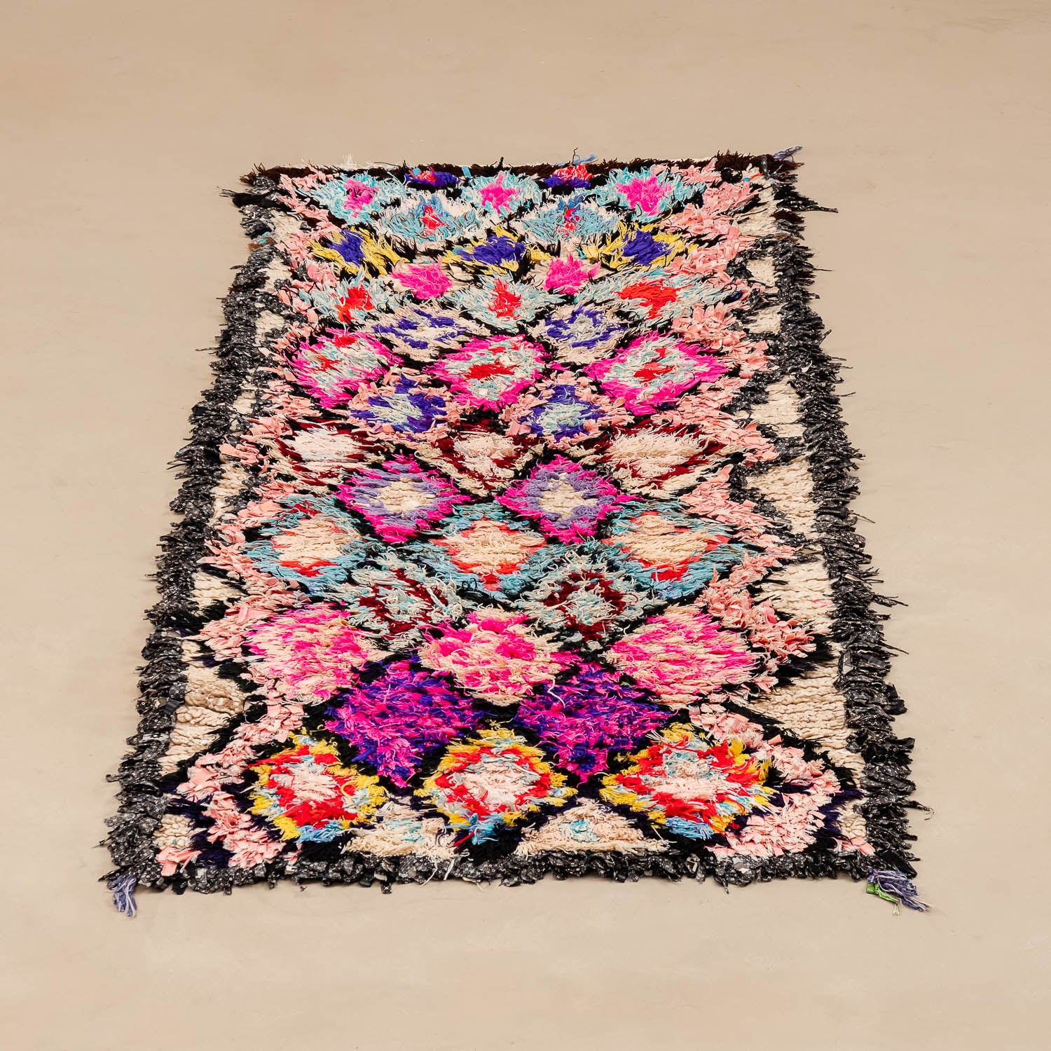 Harith - Vintage rag Moroccan runner rug