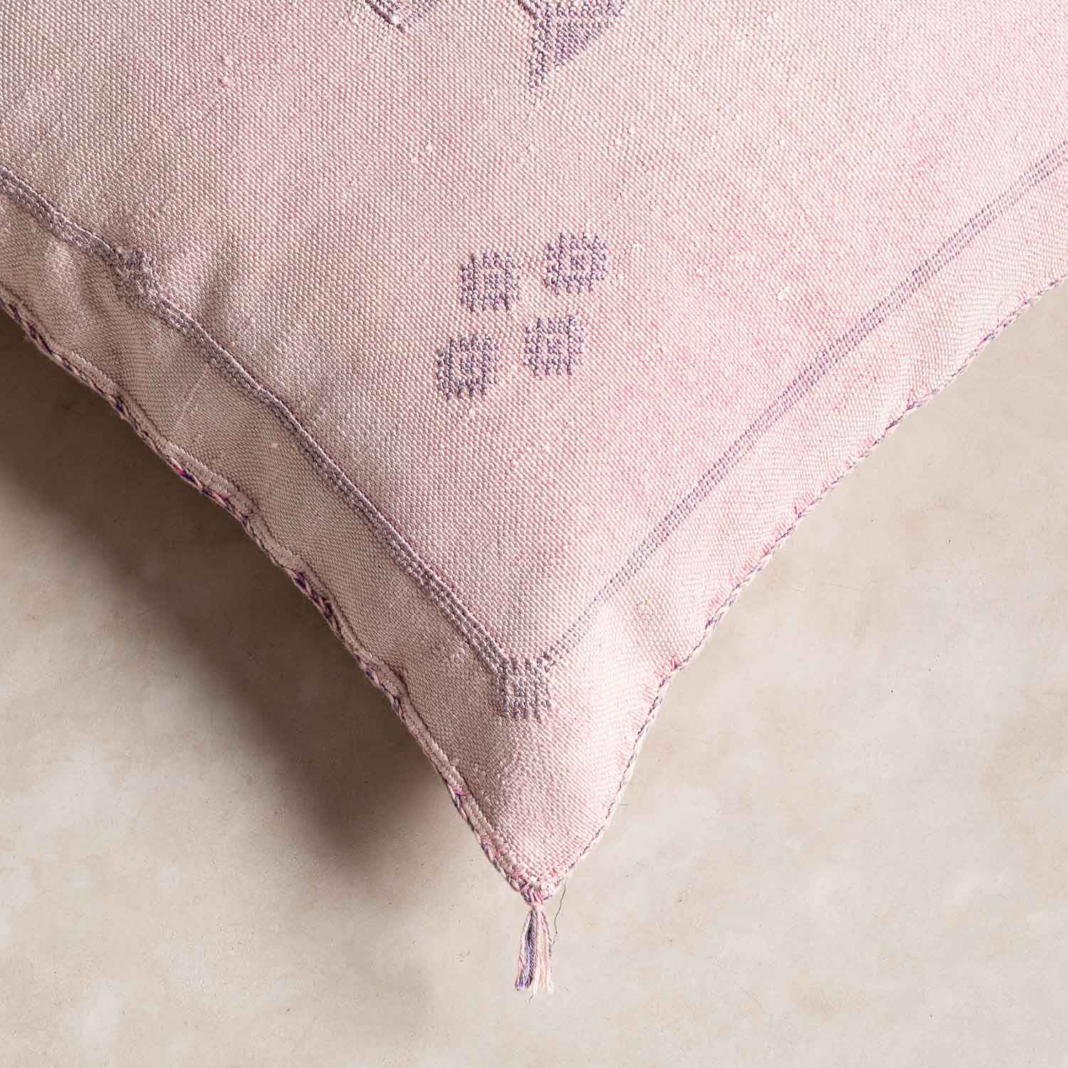 Pink Cactus silk pillow cover