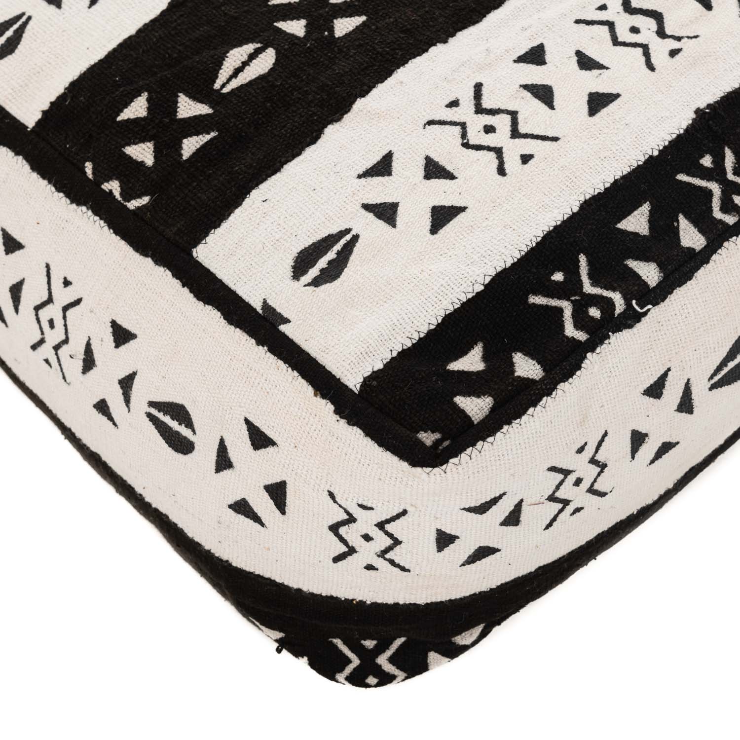 African tribal mudcloth Floor Pillow Cover