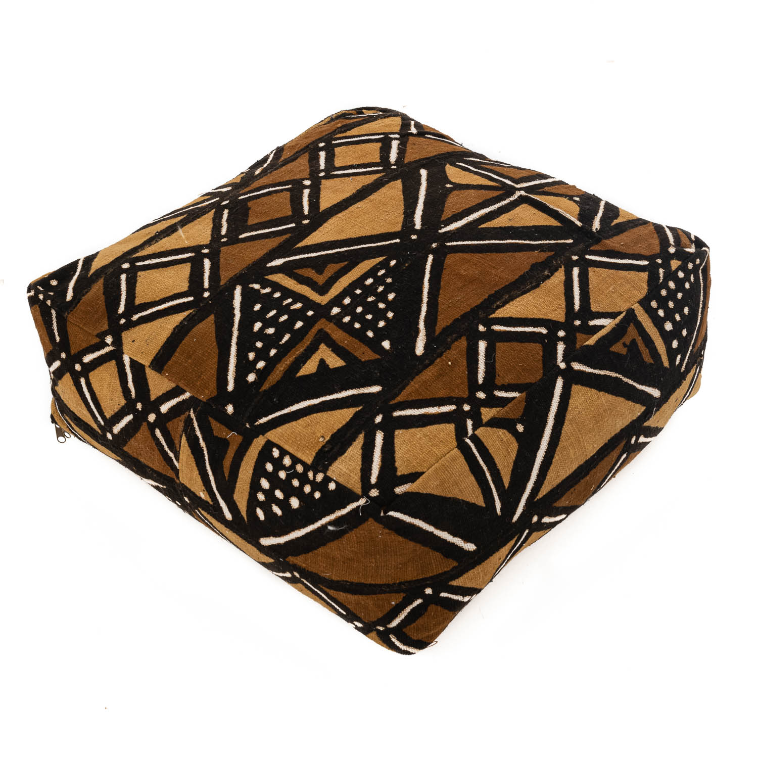 African tribal mudcloth Floor Pillow Cover - Benisouk