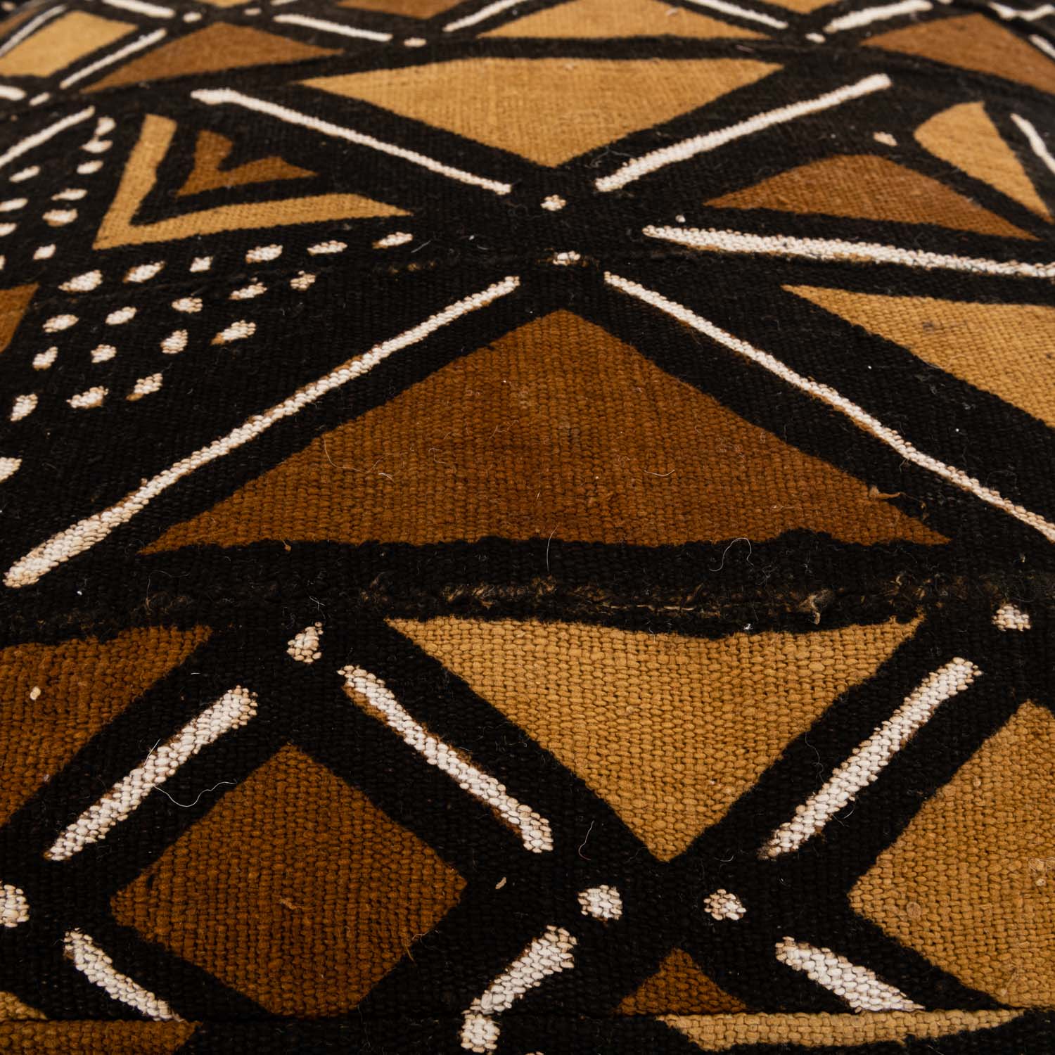African tribal mudcloth Floor Pillow Cover - Benisouk