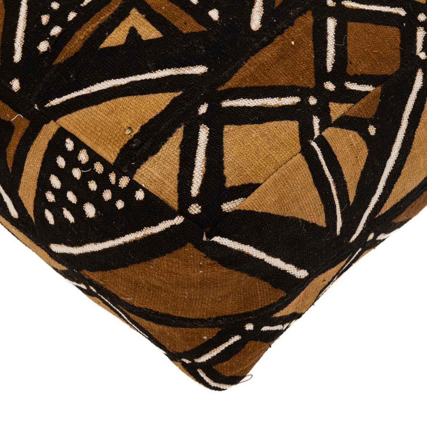 African tribal mudcloth Floor Pillow Cover - Benisouk
