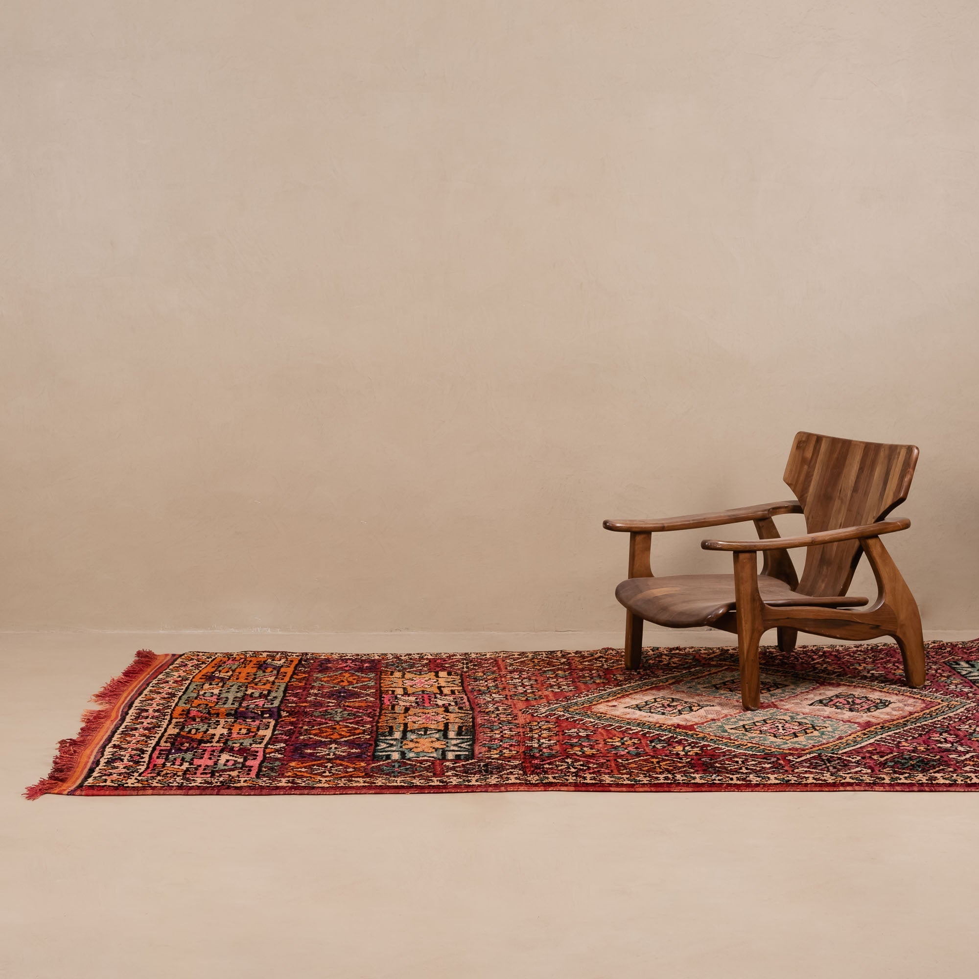Amegran - vintage boujad rug - Benisouk