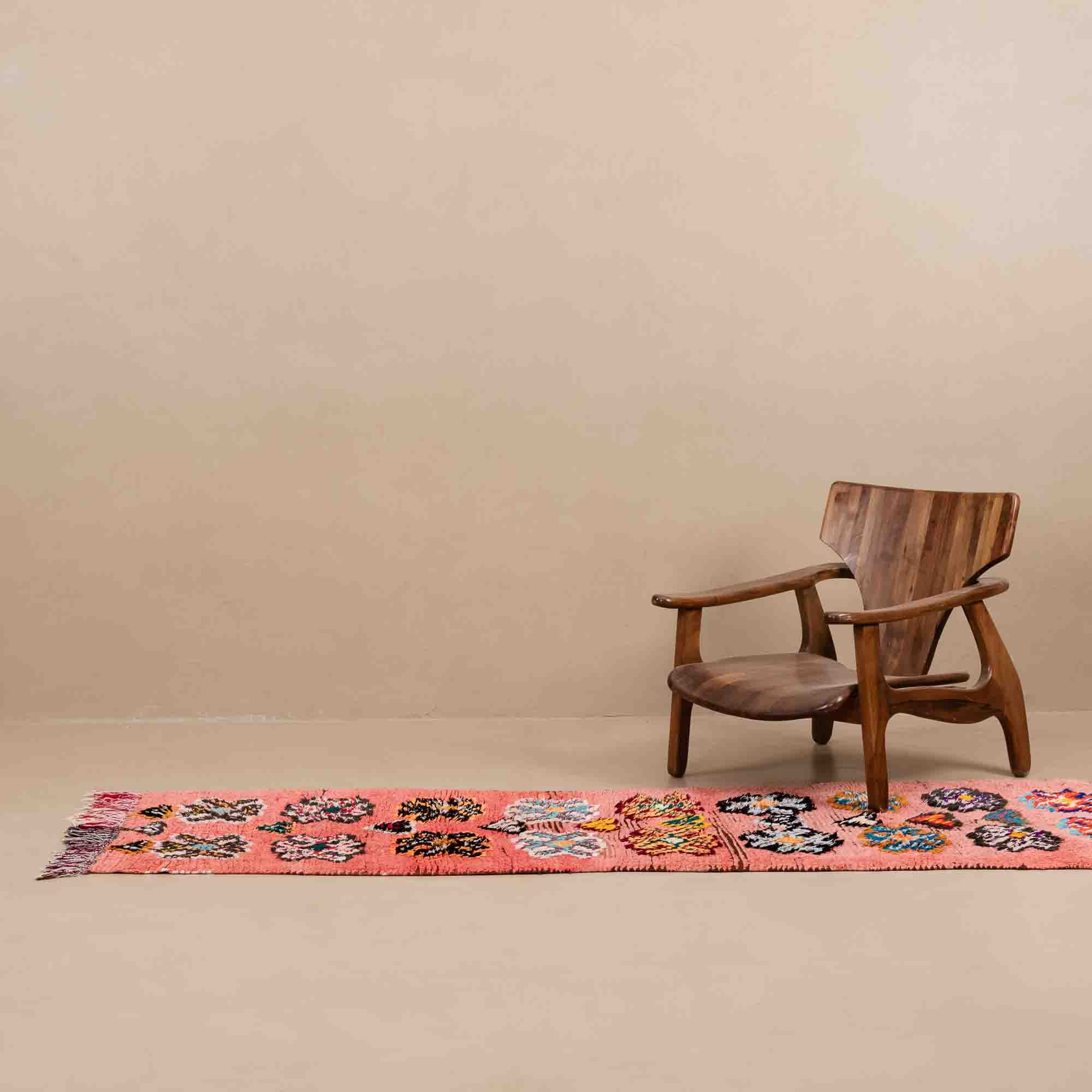 Baheera - vintage boucherouite rug - Benisouk