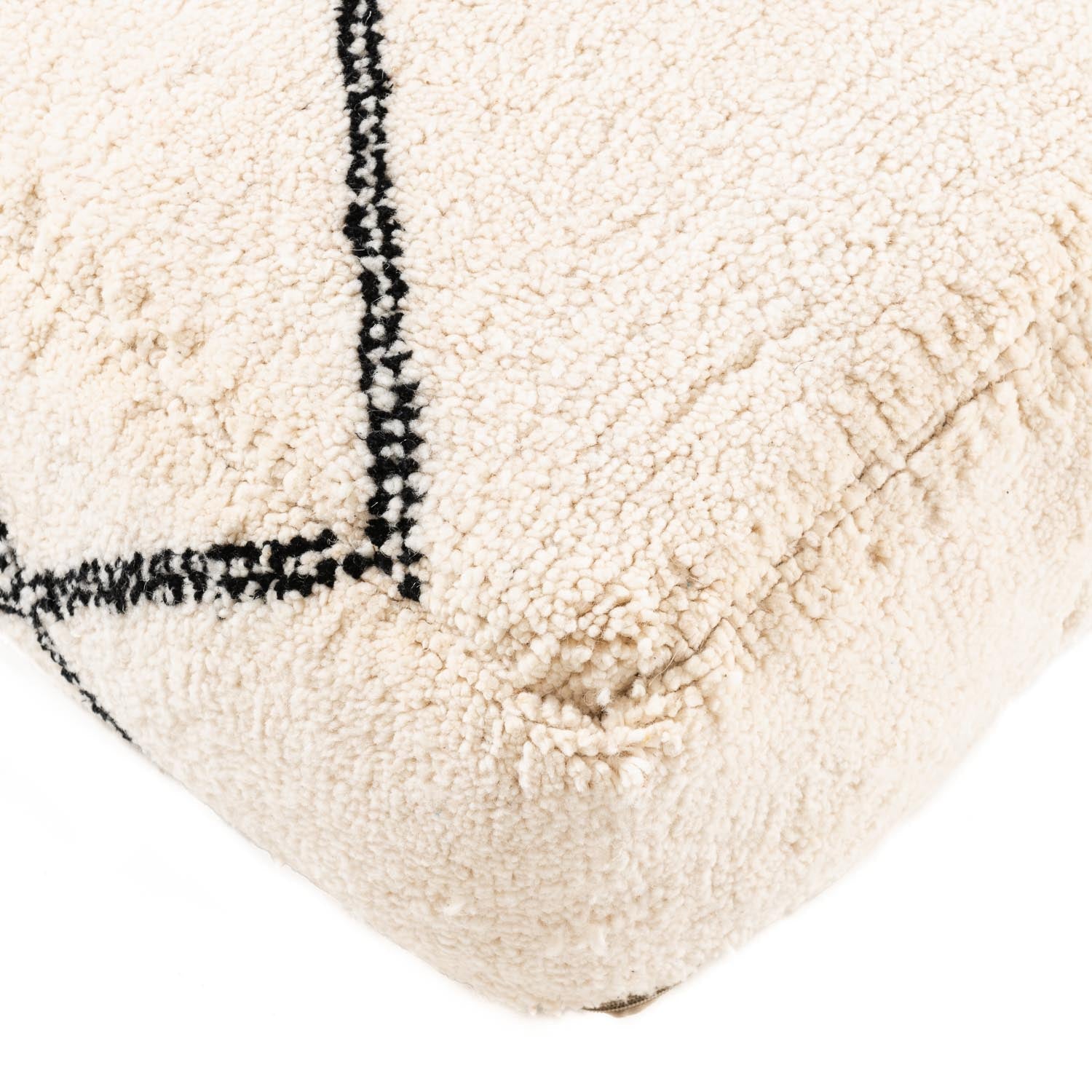 Beni ourain Floor Pillow Cover - Benisouk