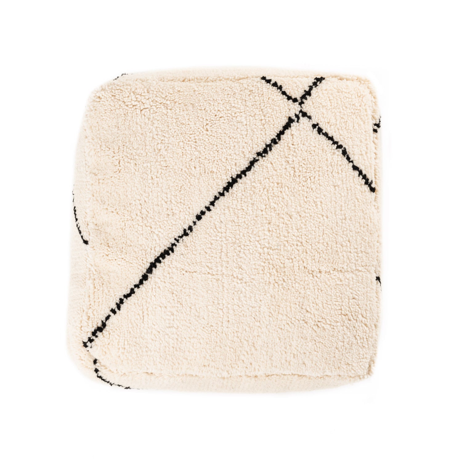 Beni ourain Floor Pillow Cover - Benisouk