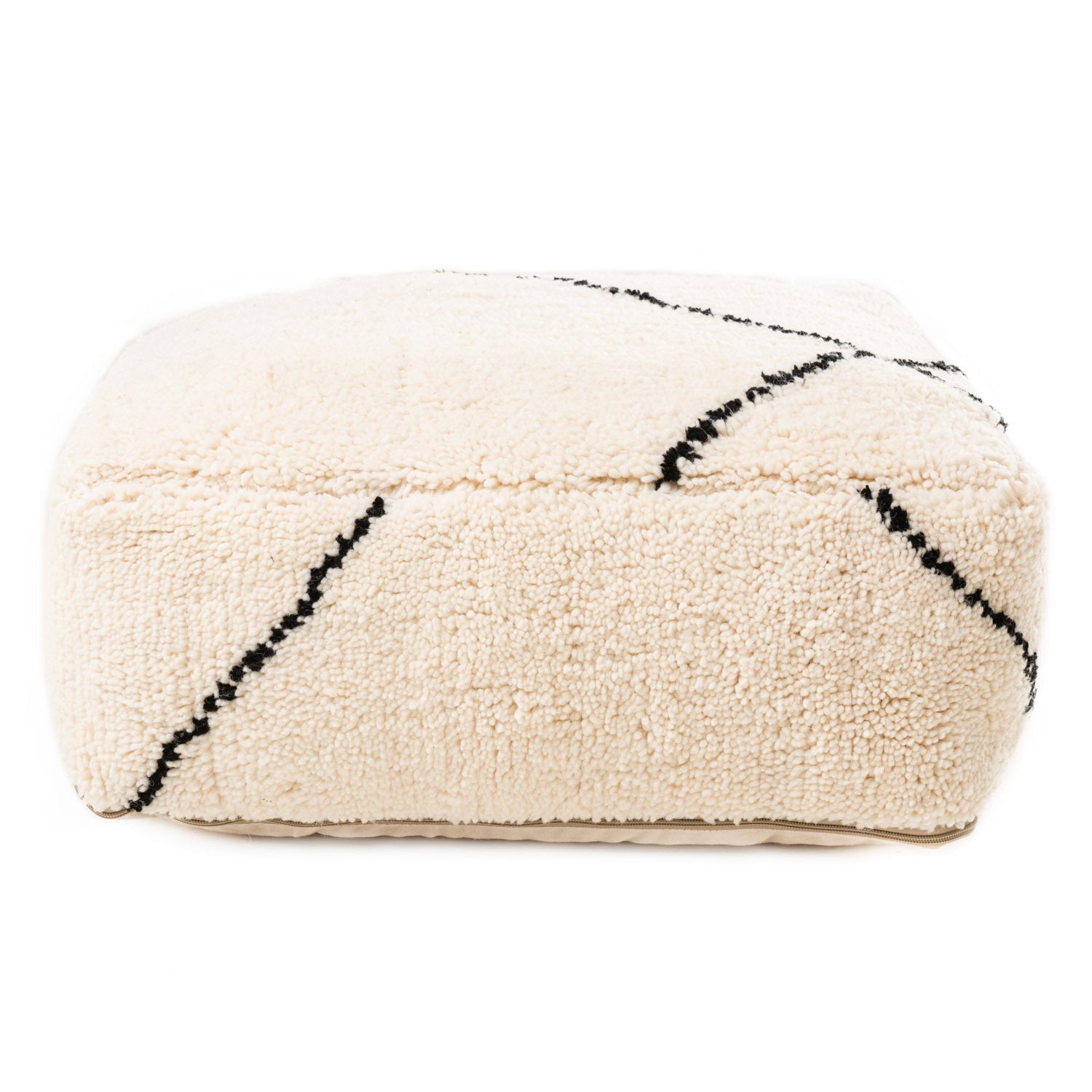 Beni ourain Floor Pillow Cover - Benisouk