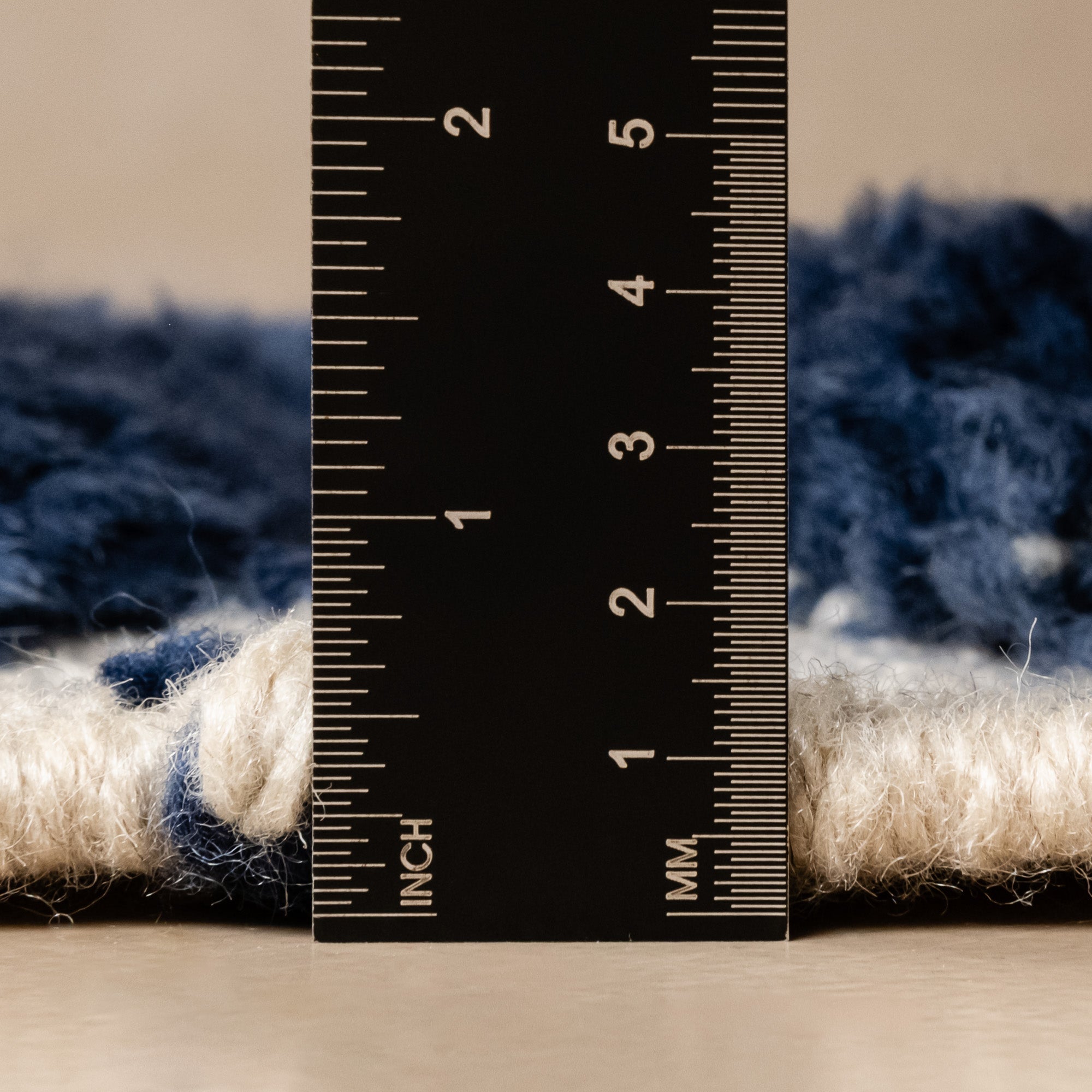 Blue Berry - Luxury Shag Moroccan Runner Rug - Benisouk