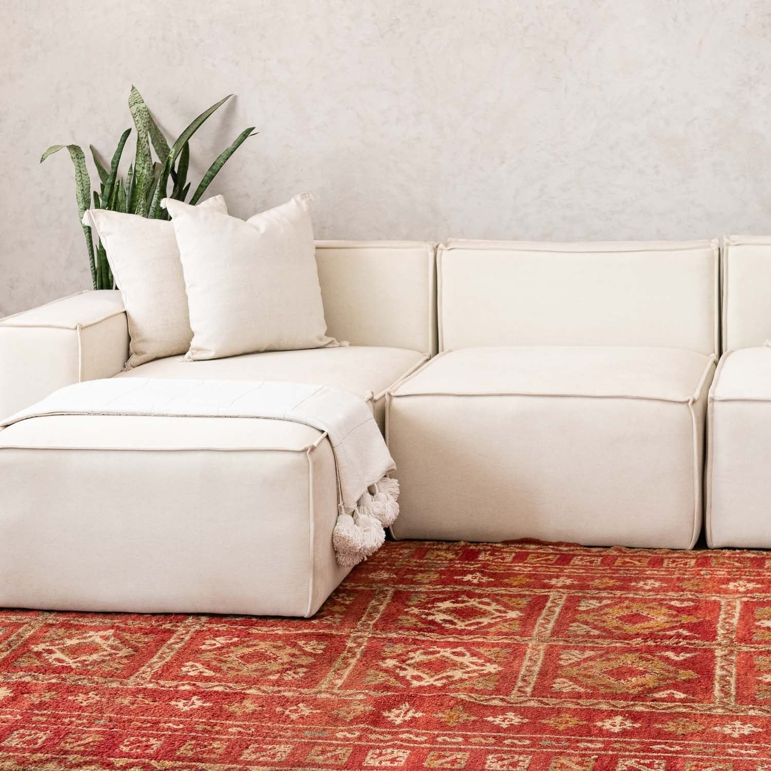 Chemsy - vintage boujad rug - Benisouk