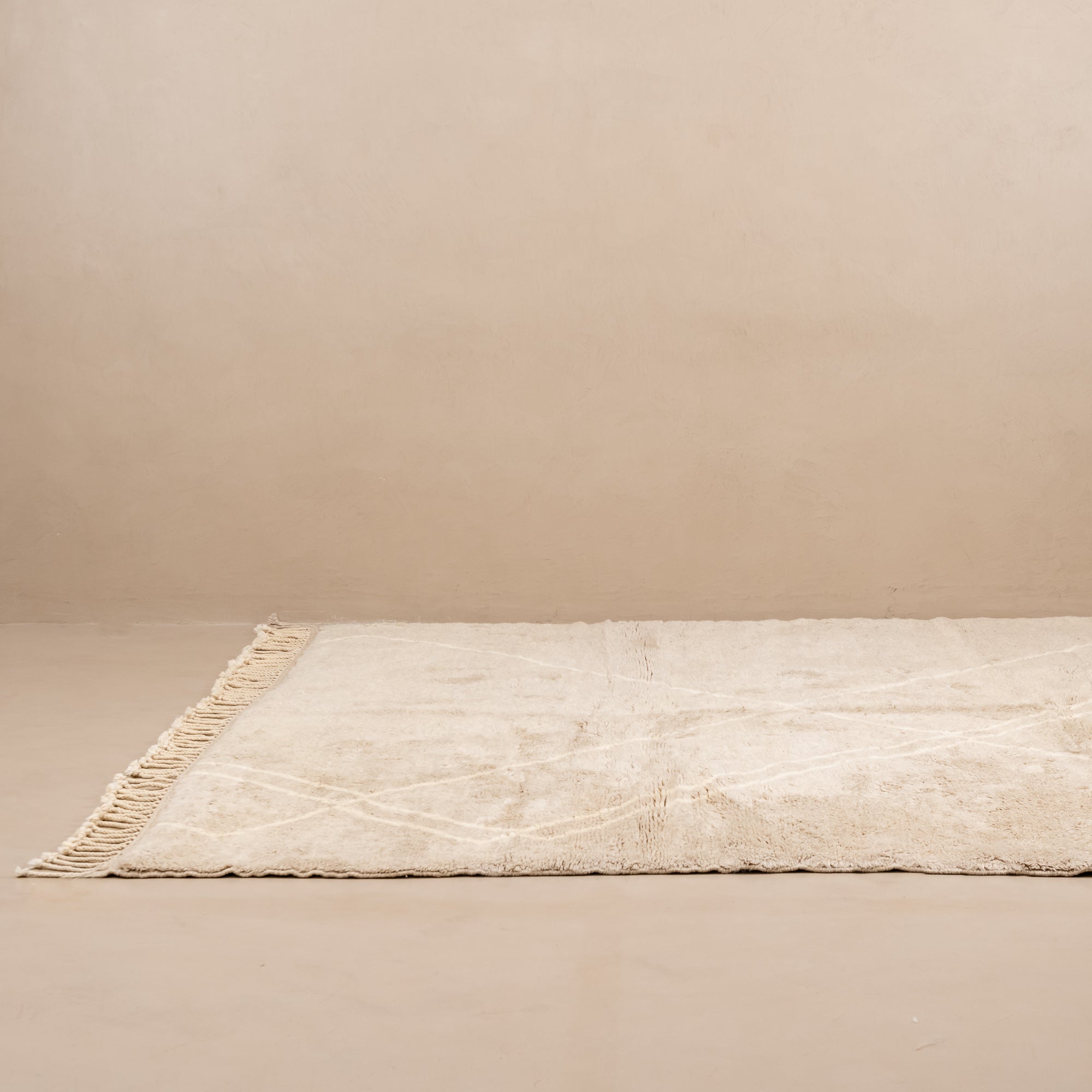 Desert sands - Premium shag Moroccan rug - Benisouk