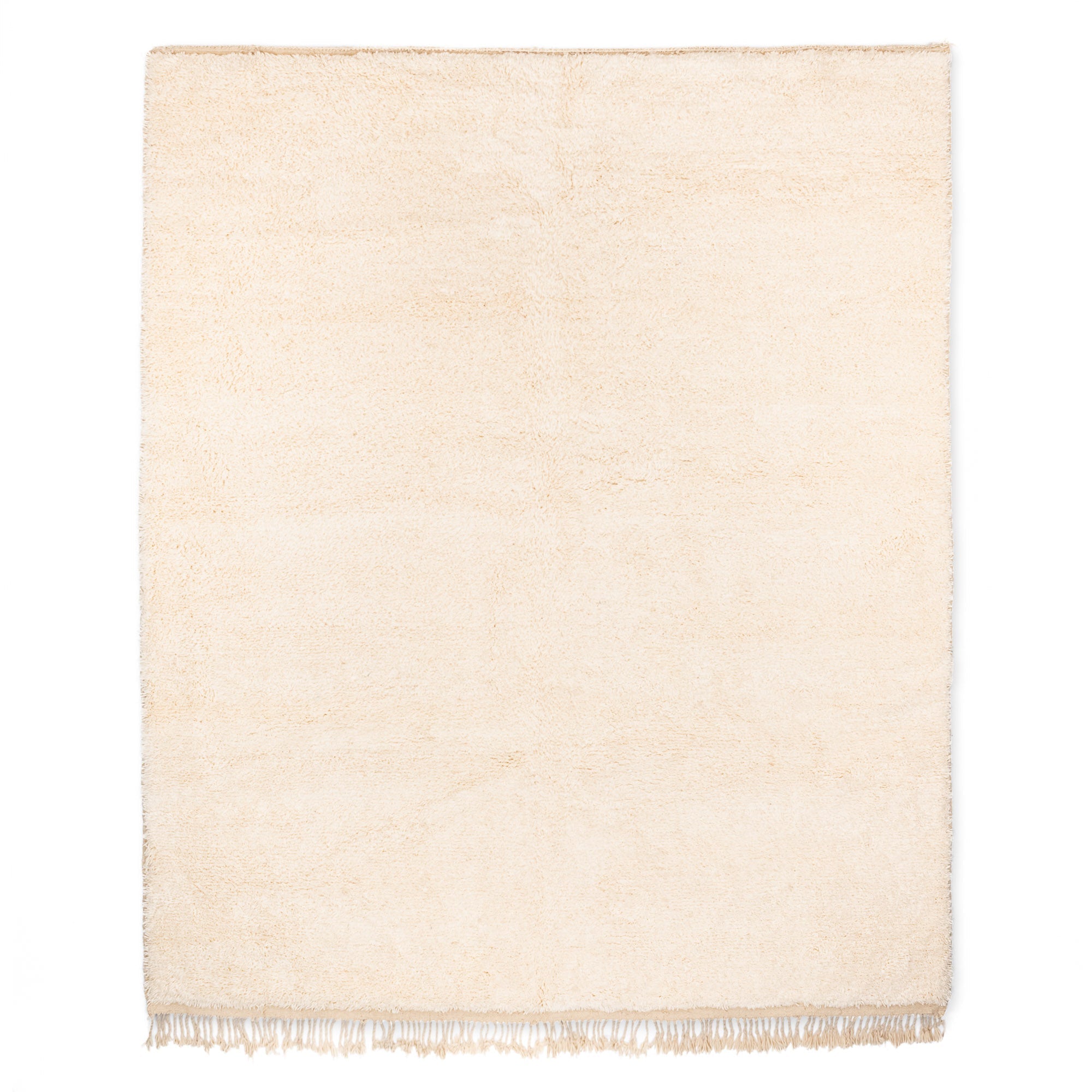 Elbayda - Shag Moroccan rug - Benisouk