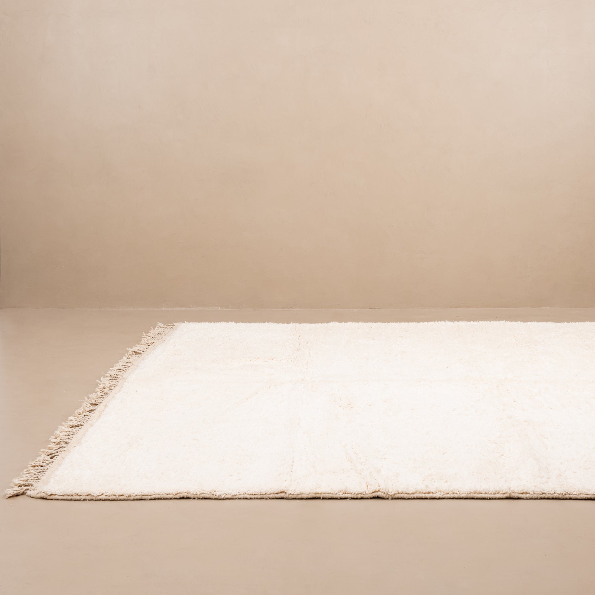 Elbayda - Shag Moroccan rug - Benisouk