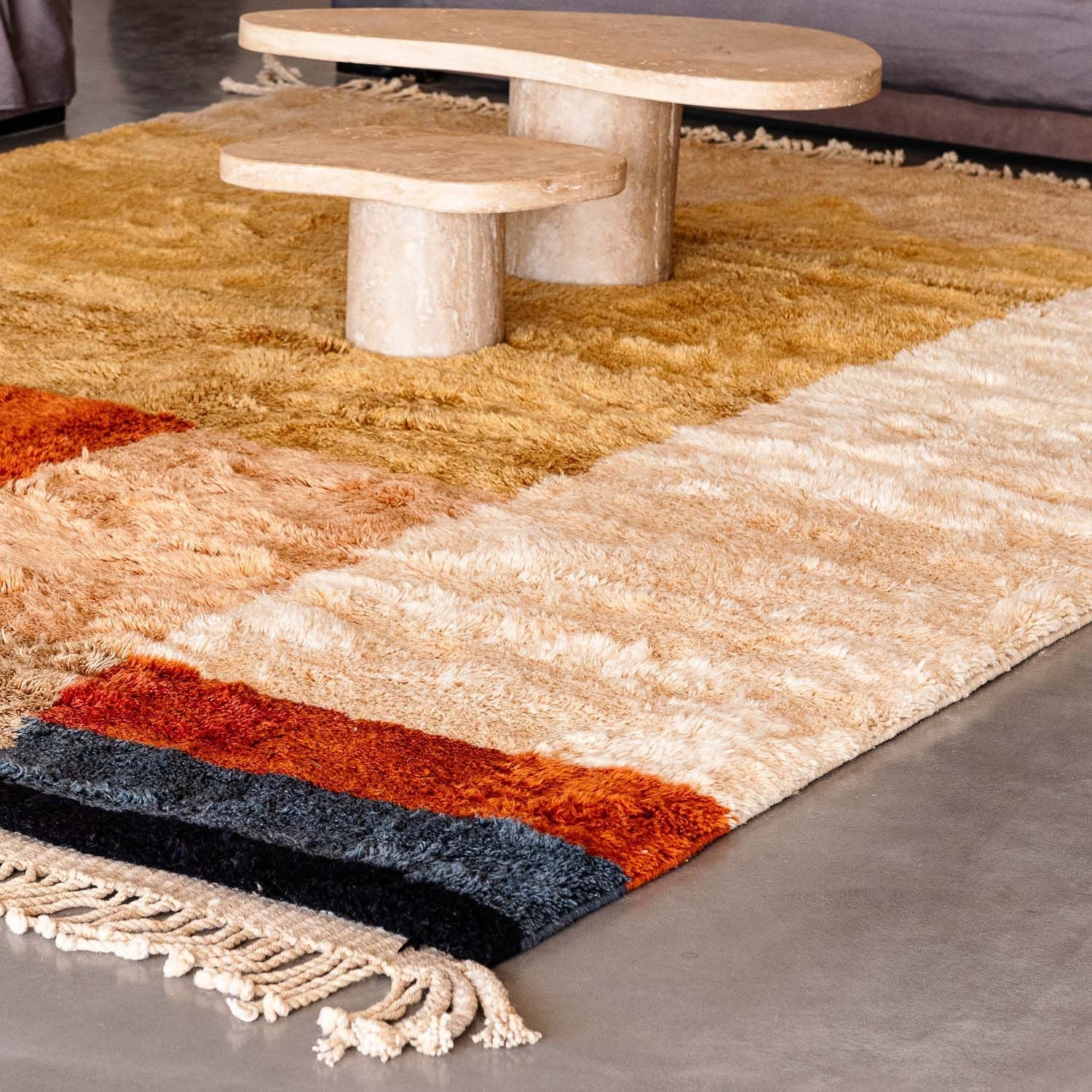 Elegance - Luxury Shag Moroccan Rug - Benisouk