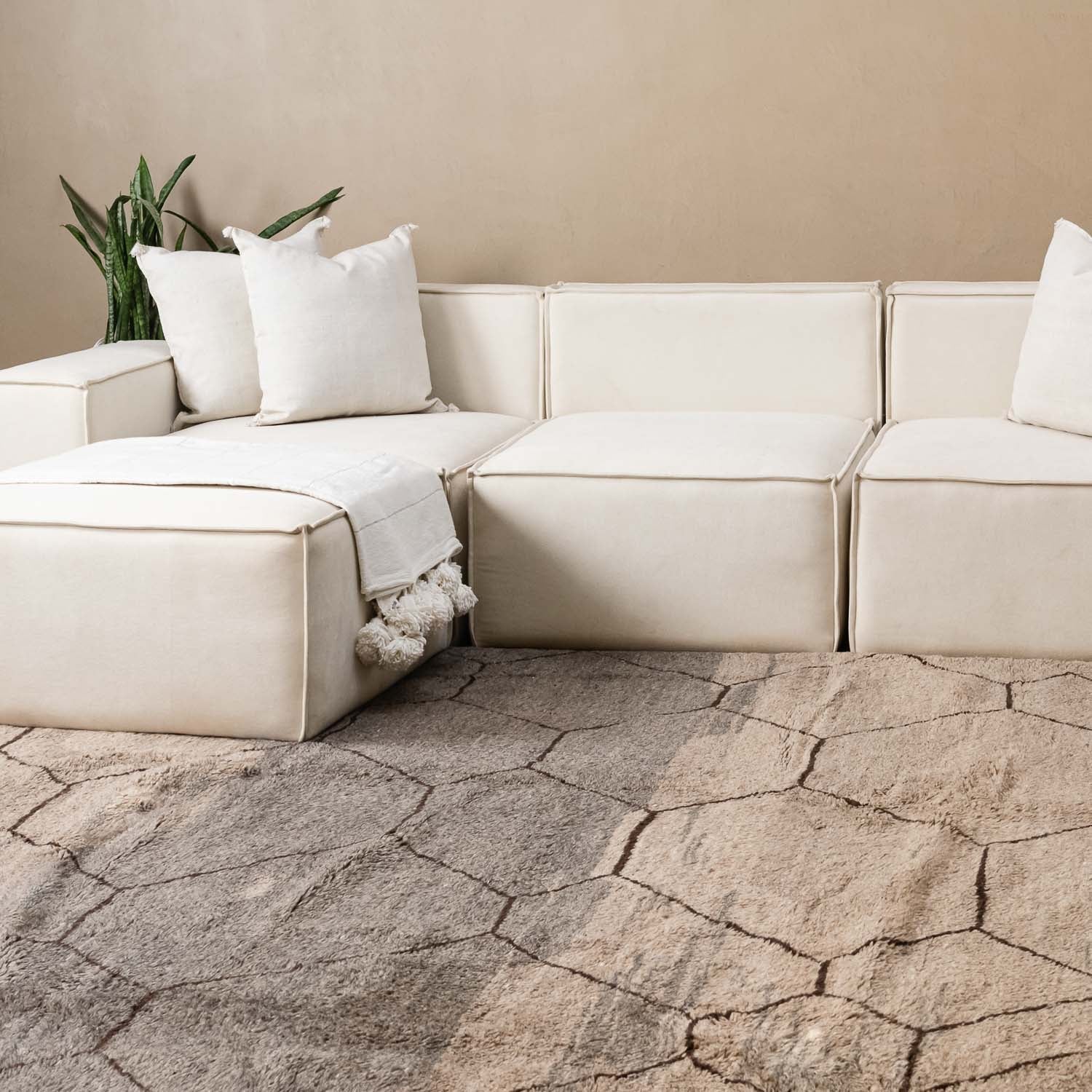 Fara - Beni ourain rug - Benisouk