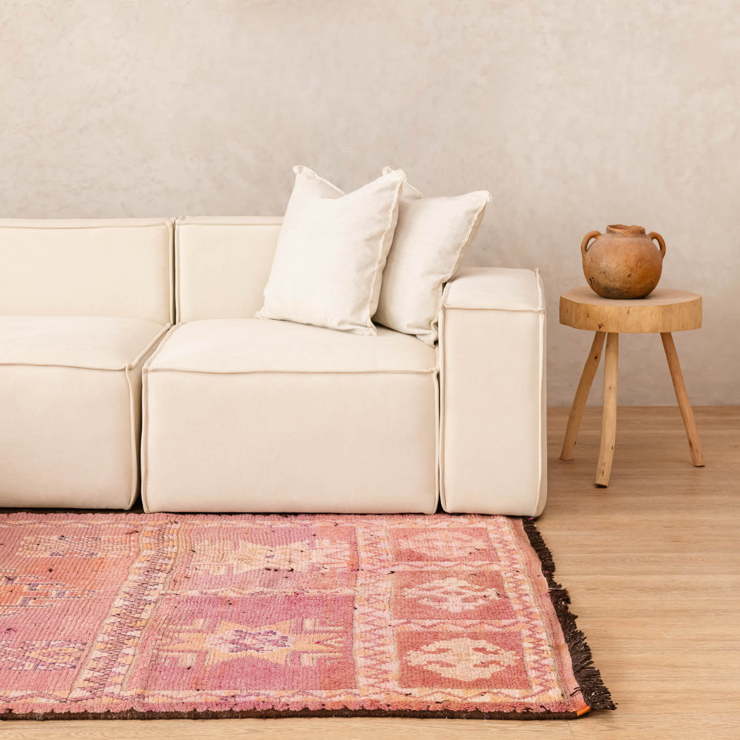 Fathia - Vintage Moroccan rug - Benisouk