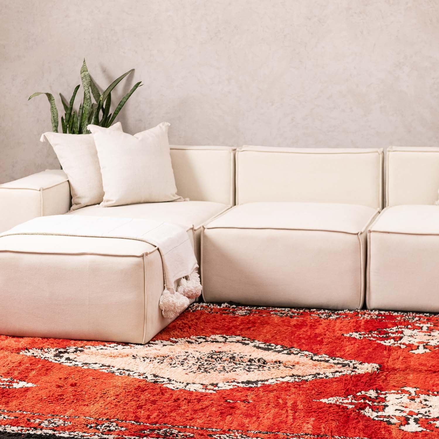 Feddada - vintage boujad rug - Benisouk