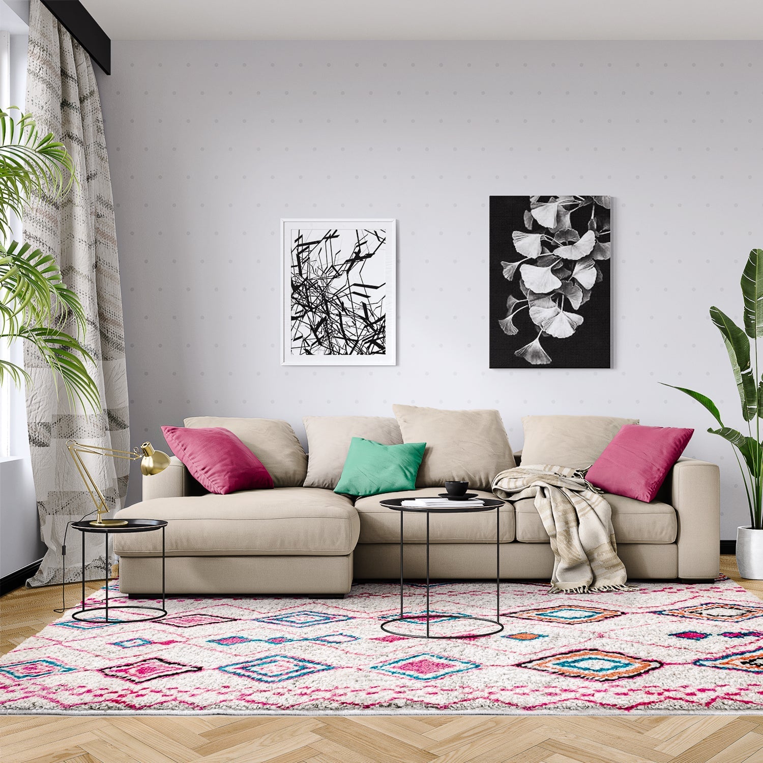 Fenoun - Shag Moroccan rug - Benisouk