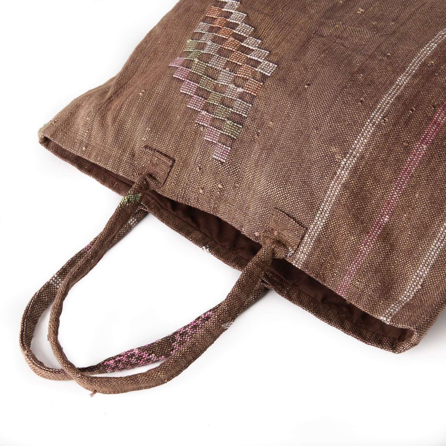 Hazel Brown - Tote Cactus Silk bag - Benisouk