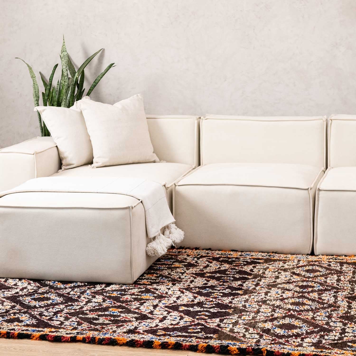 Inna - vintage boujad rug - Benisouk