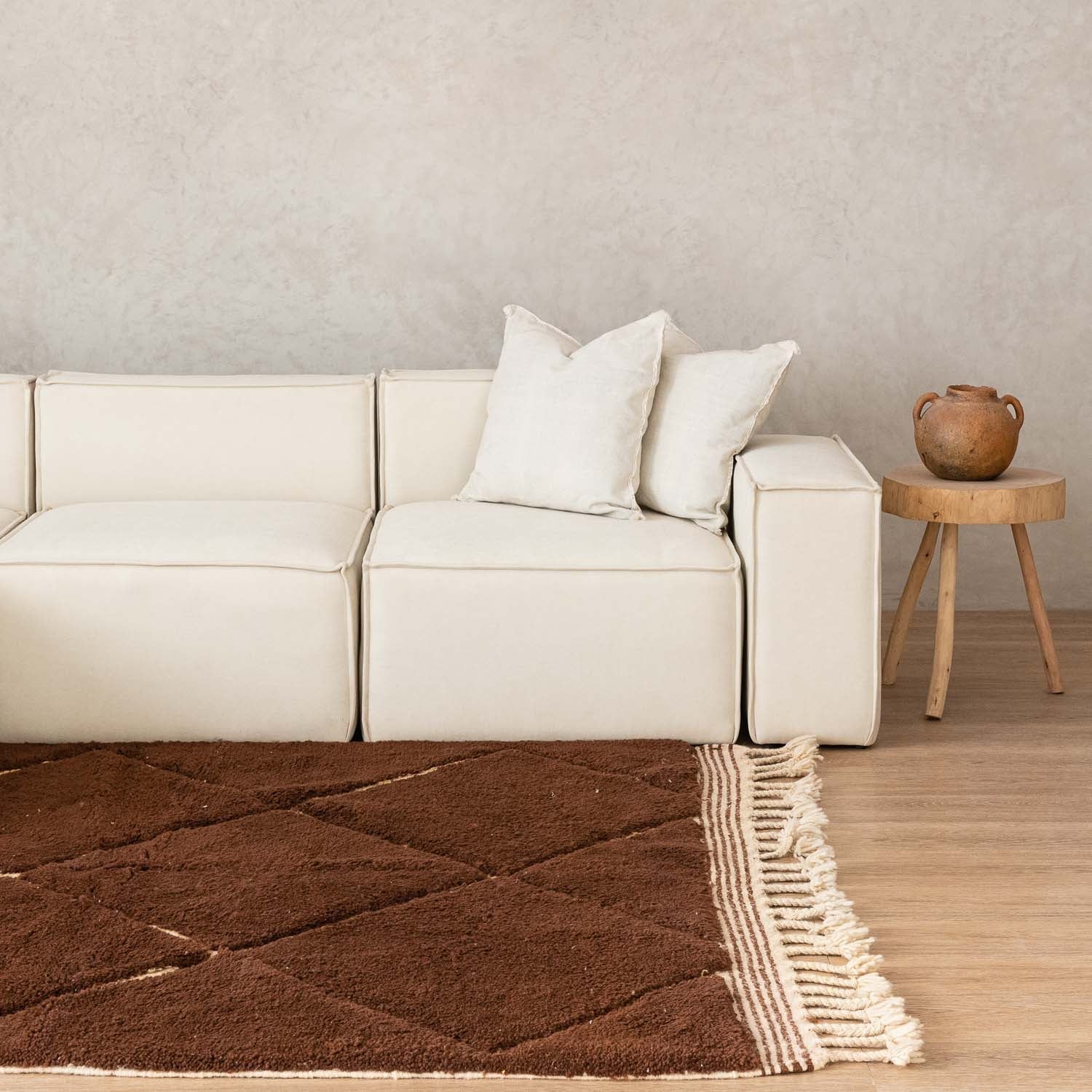 Laya - beni ourain rug - Benisouk