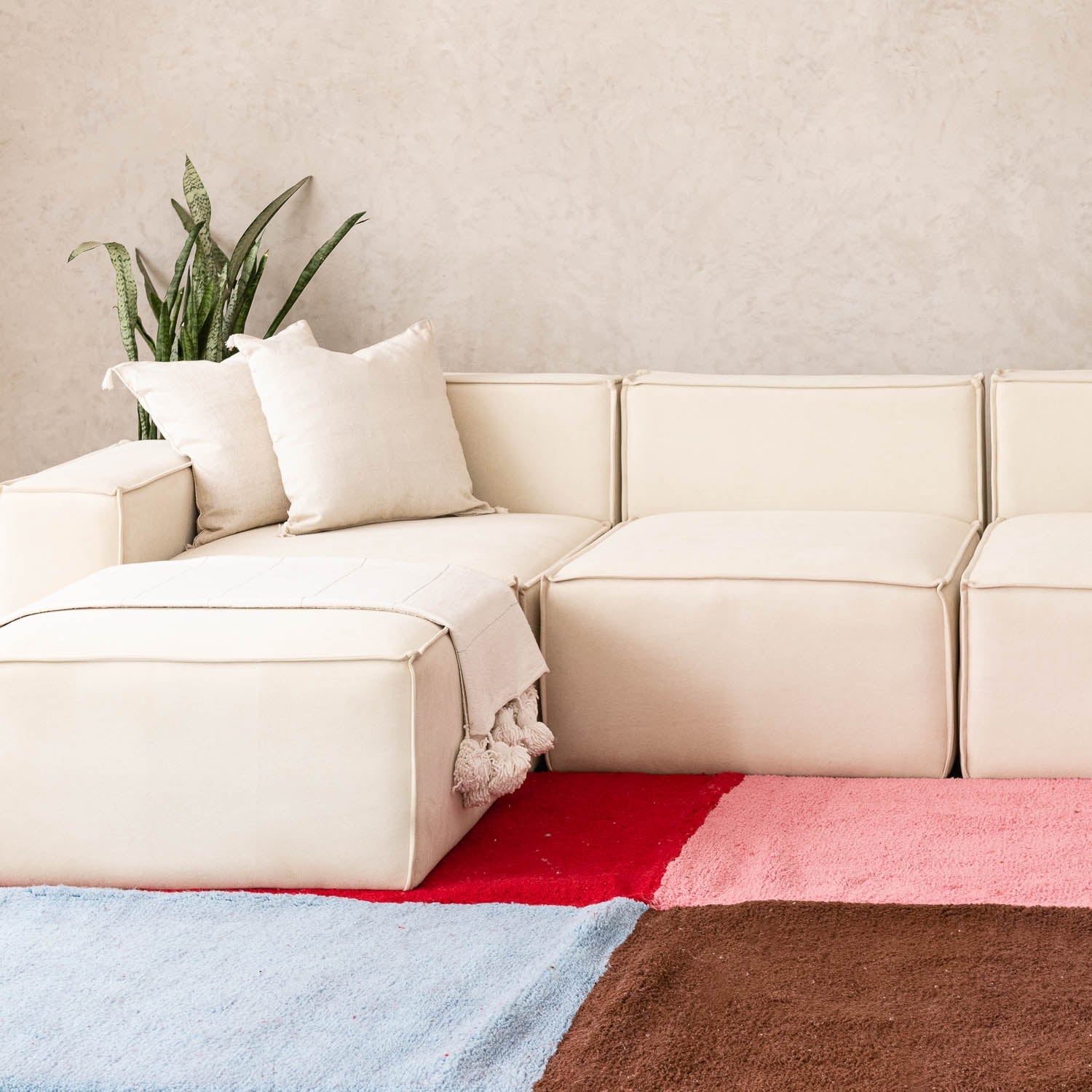 Layali - beni ourain rug - Benisouk