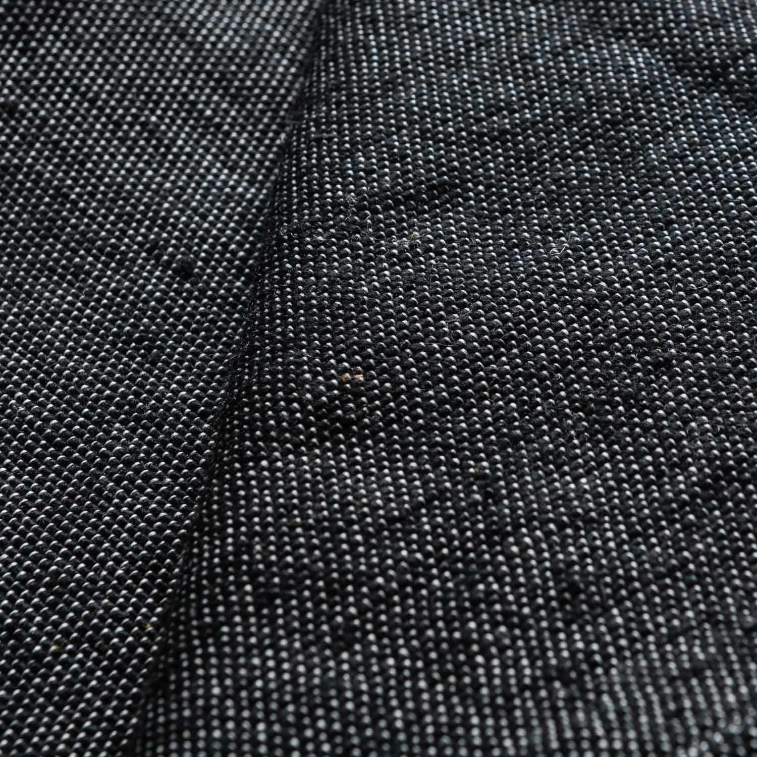 Moroccan Pom Pom Blanket - Black - Benisouk