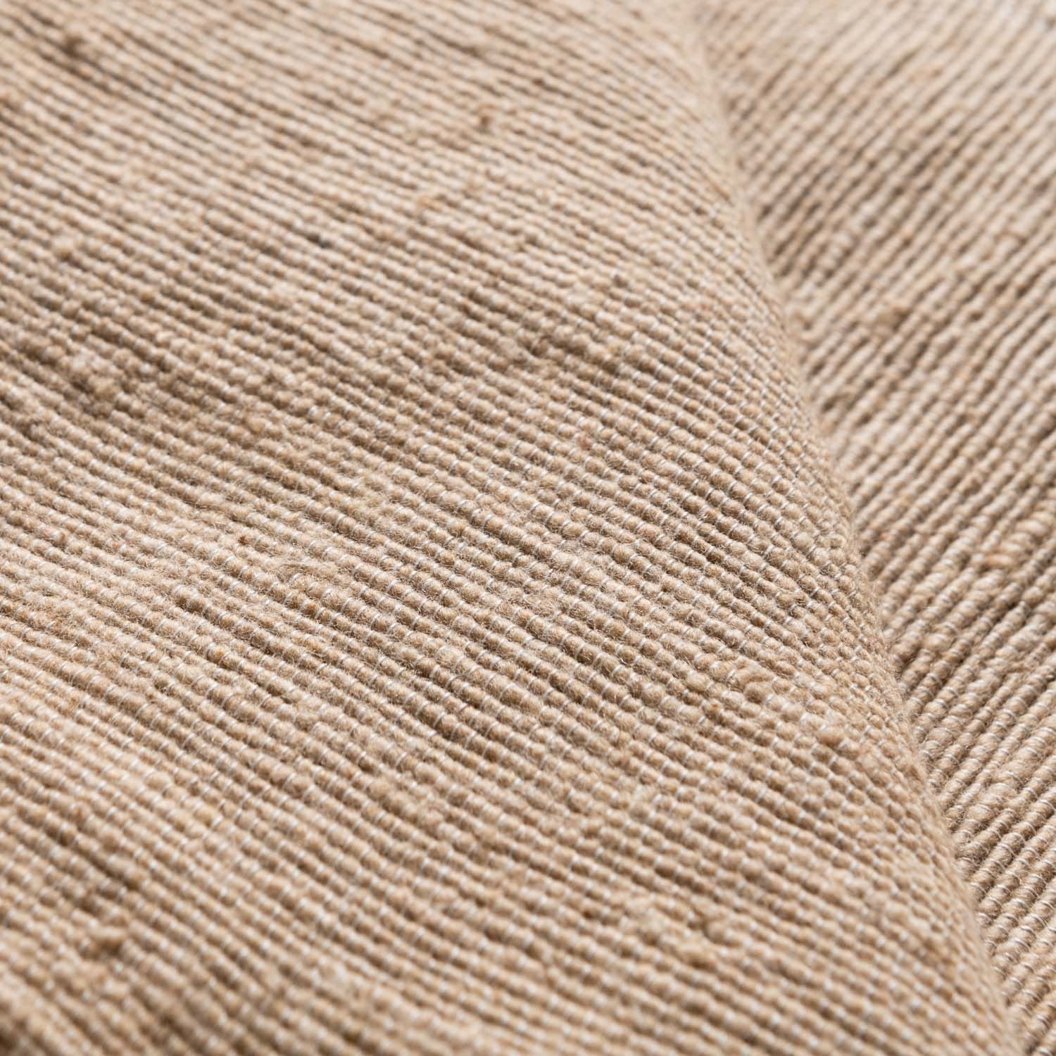 Moroccan Pom Pom Blanket - Brown - Benisouk