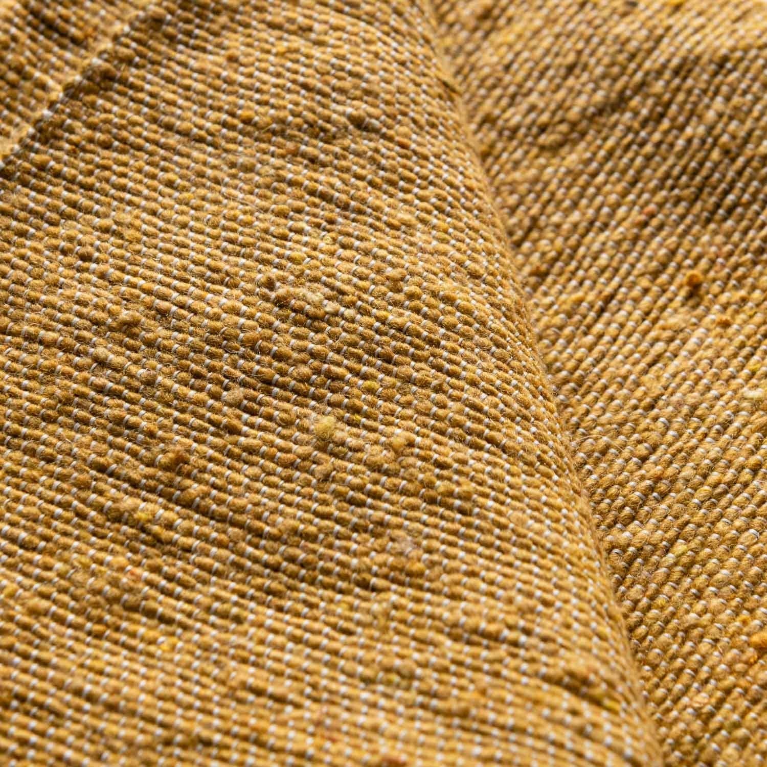 Moroccan Pom Pom Blanket - Yellow - Benisouk