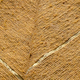 Moroccan Pom Pom Blanket - Yellow & Gold - Benisouk