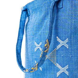 Ocean Blue - Tote Cactus Silk bag - Benisouk