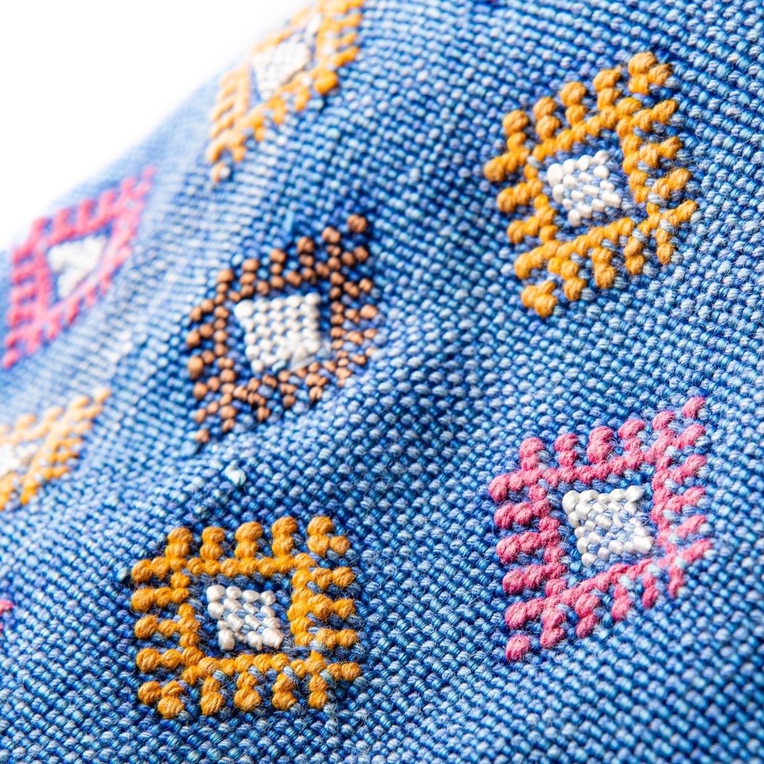 Ocean Blue - Tote Cactus Silk bag - Benisouk