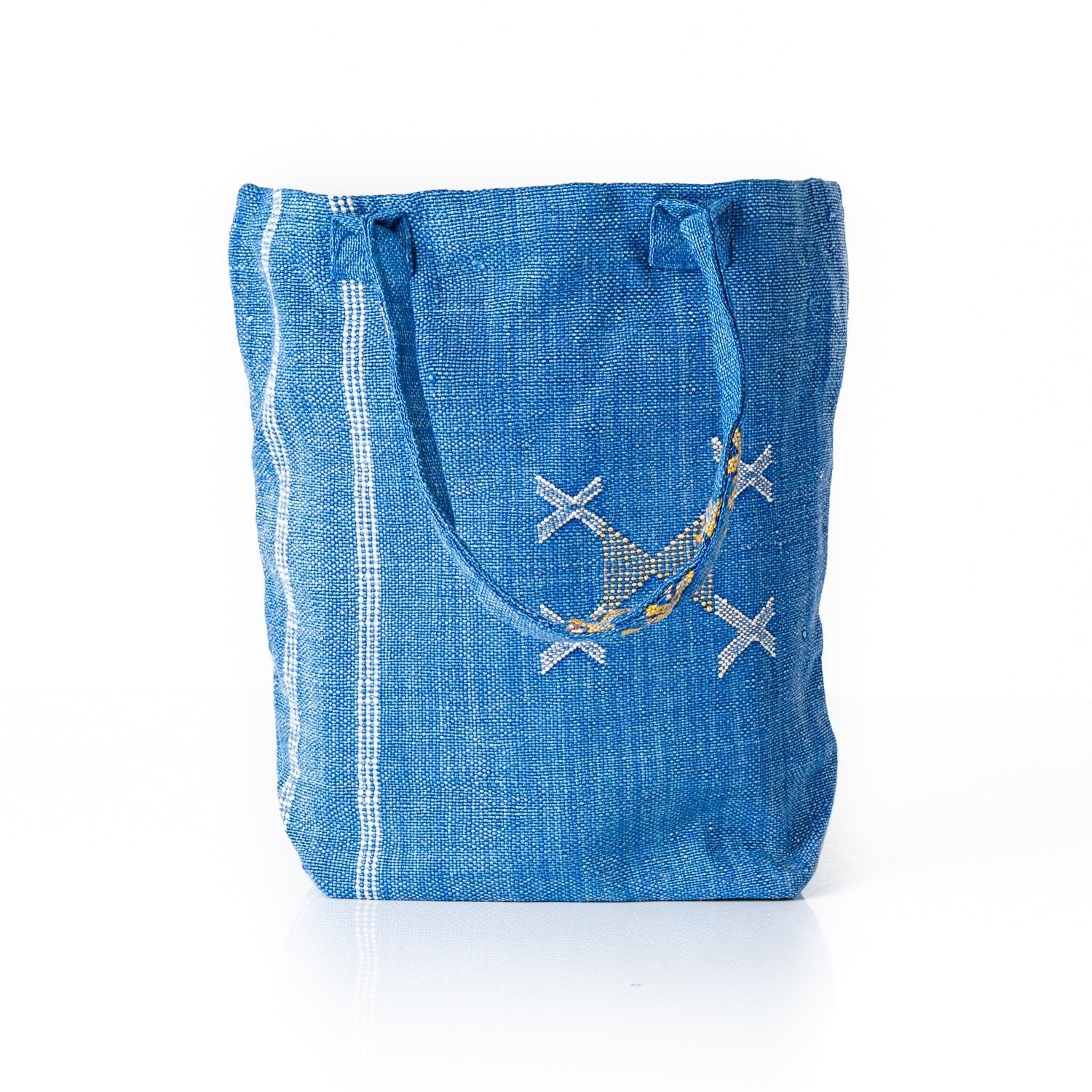 Ocean Blue - Tote Cactus Silk bag - Benisouk