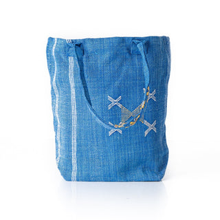 Ocean Blue - Tote Cactus Silk bag - Benisouk