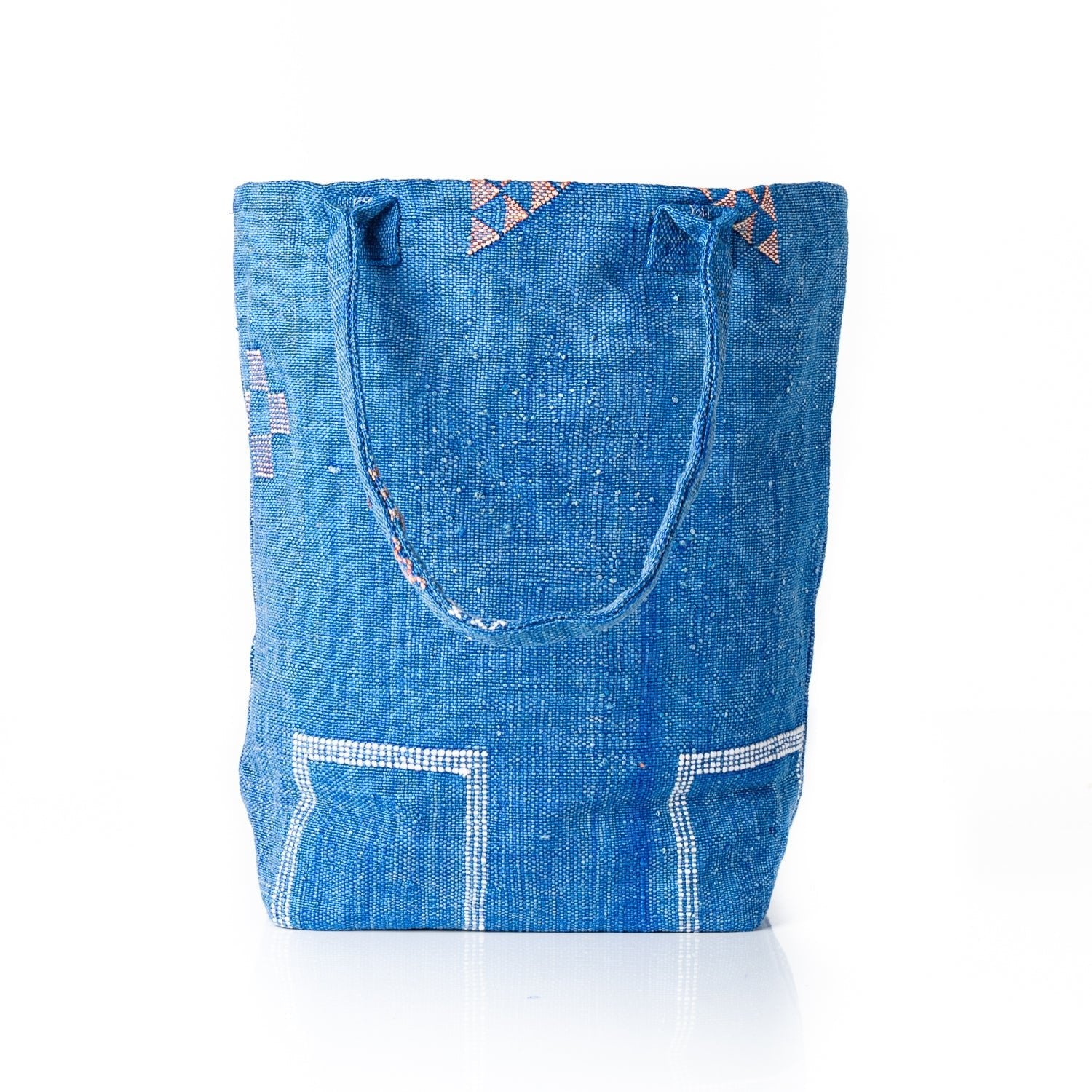 Ocean Blue - Tote Cactus Silk bag - Benisouk